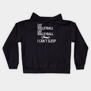 Volleyball Sport Team Play Gift Kids Hoodie